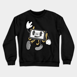 Old School Rock Cassette Crewneck Sweatshirt